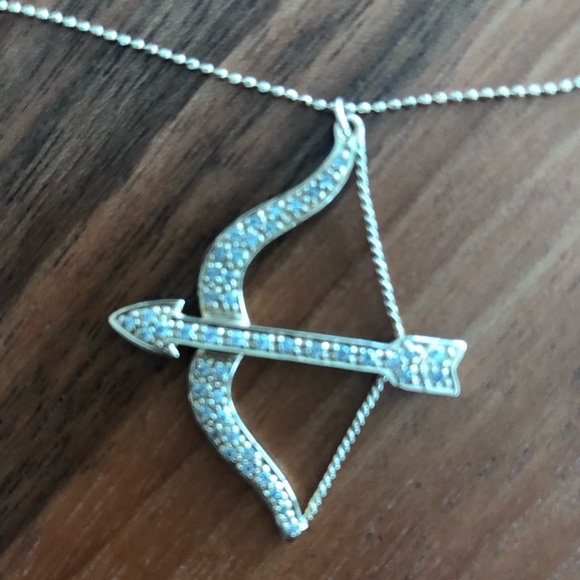 Jewelry - SAGITARIUS BOW AND ARROW 14K DIAMOND NECKLACE